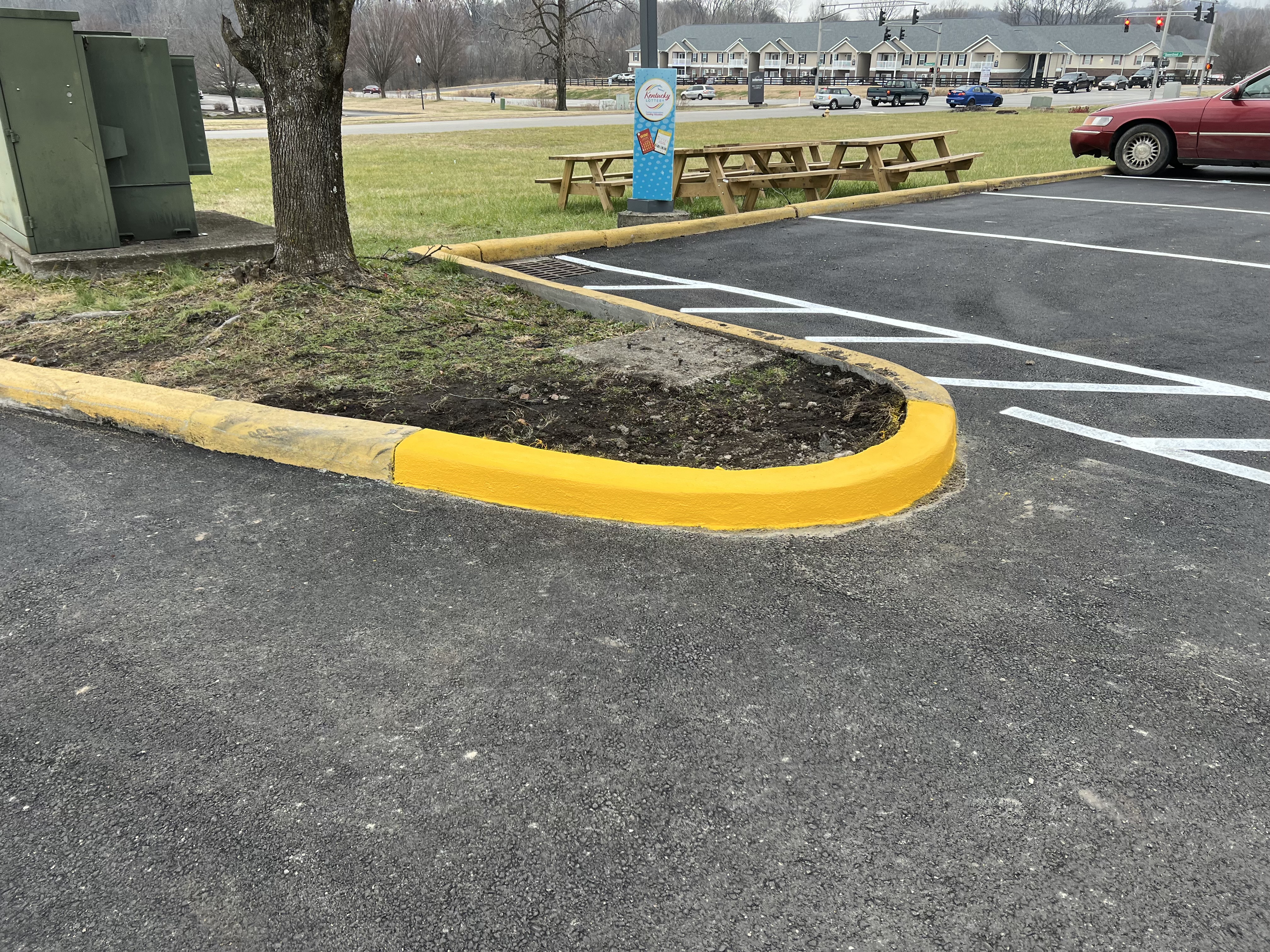 Yellow Curb Painting