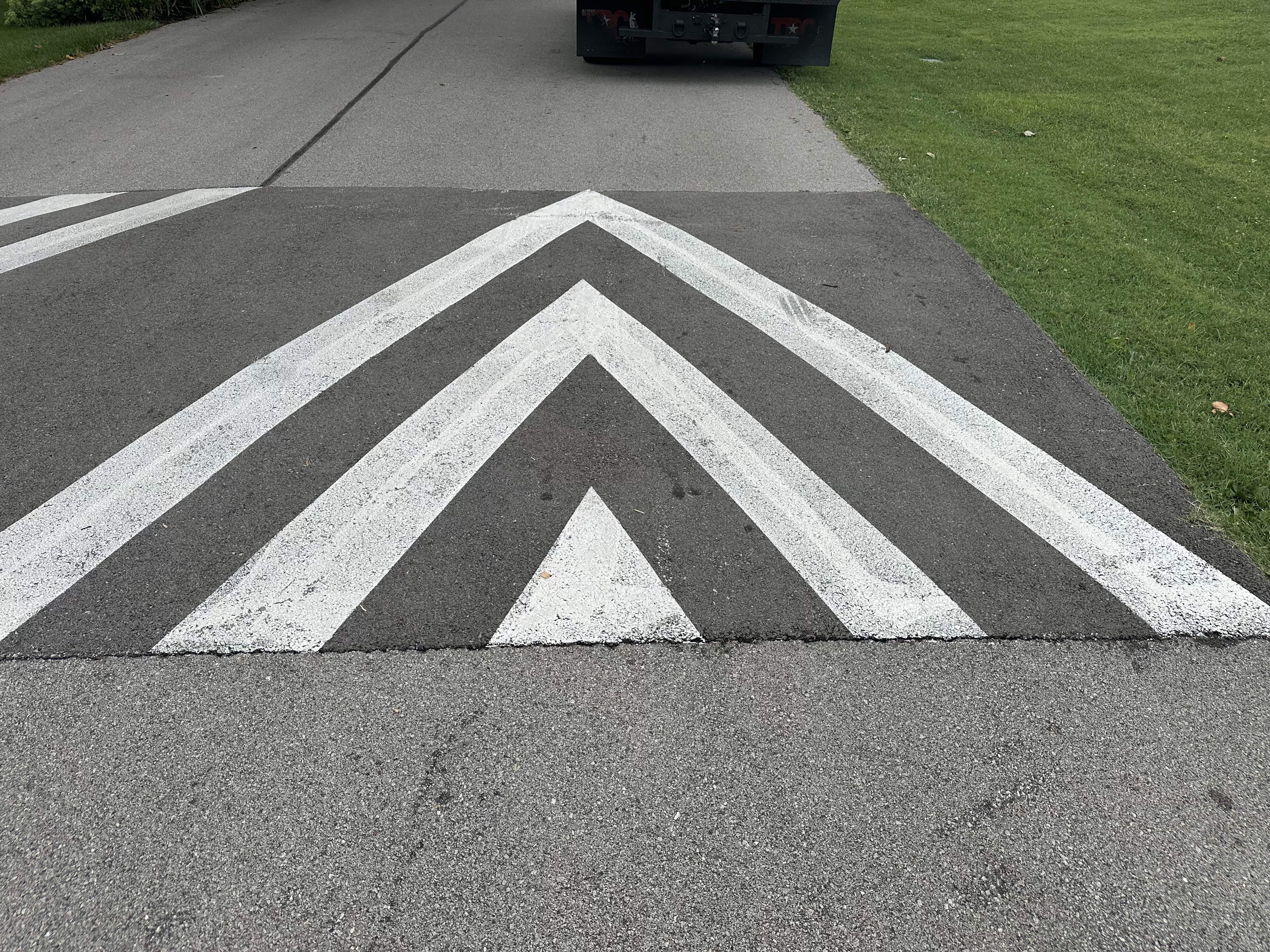 Speed Bump Markings